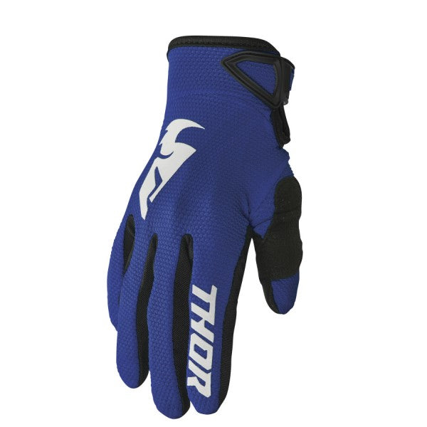 Gants de Motocross Sector Junior Bleu de l'extérieur