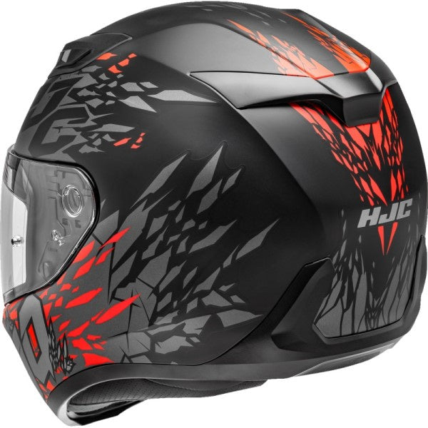 Casque Intégral de Moto I10 Pitfull Noir/Rouge