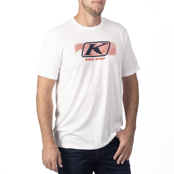 T-shirt Race Spec/Klim/blanc, de face