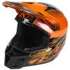 Casque de Motoneige Hors Sentiers F3 Carbone Orange, côté gauche