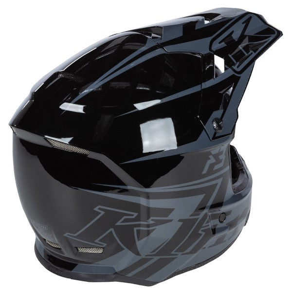 Casque Intégral de Motoneige F3 ECE - Liquidation/klim/noir lustré, arriere