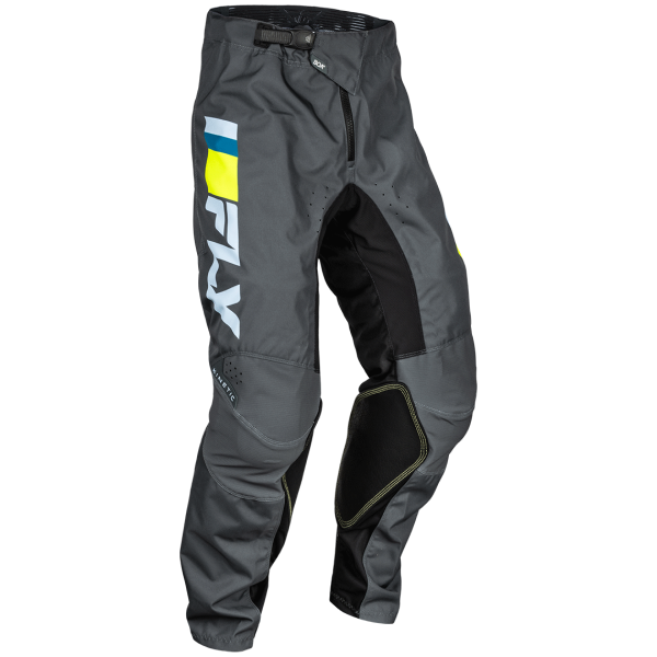 Pantalon de Motocross Fly Racing Kinetic Prix Gris Jaune