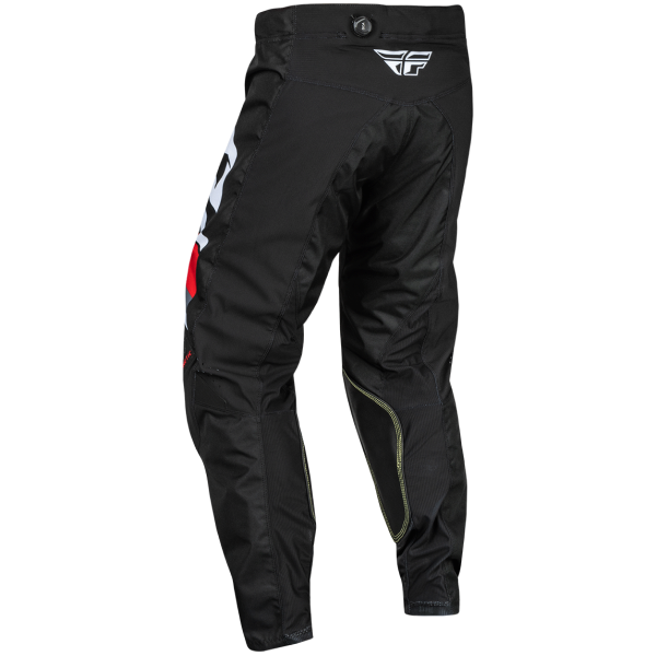 Pantalon de Motocross Fly Racing Kinetic Prix Noir Rouge Arrière