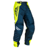 Pantalon de Motocross F-16 Bleu Jaune