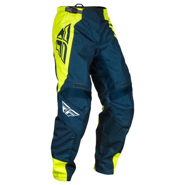 Pantalon de Motocross F-16 Bleu Jaune