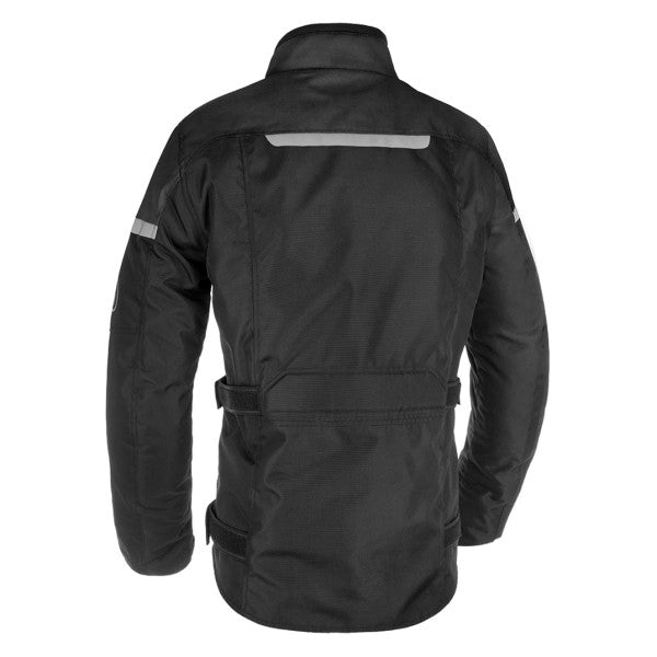 Manteau de Moto Spartan | Noir et gris, de dos