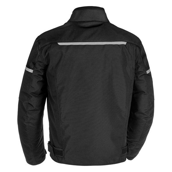 Manteau de Moto Spartan| Noir, de dos 