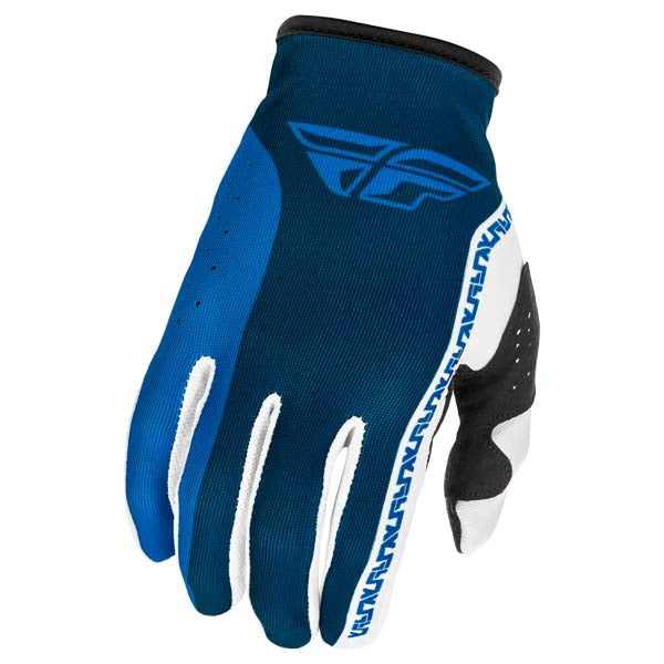Gants de Motocross Fly Lite Junior Bleu/Blanc