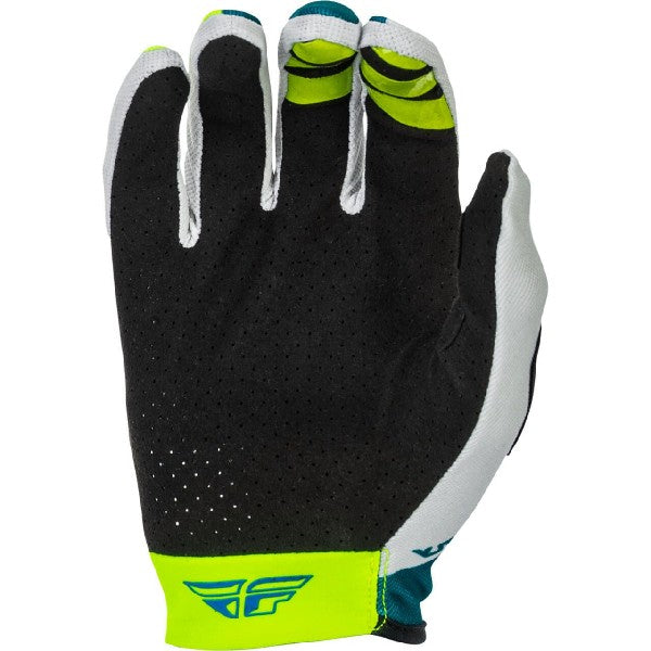 Gants de Motocross Fly Lite Junior Gris/Jaune, Paume