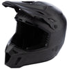 Palette de Casque F3 Carbon Pro Noir Mat incliné de face