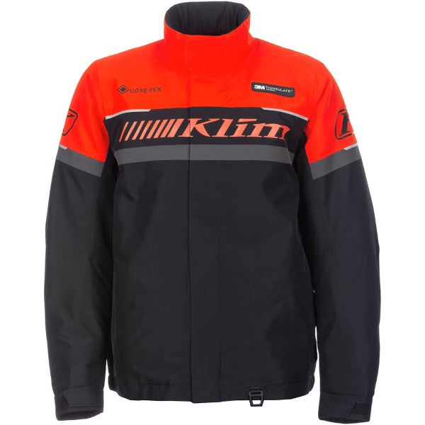 Manteau de Motoneige Isolé Kaos Rouge/Noir de face