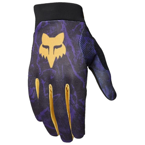 Gants de Vélo Ranger Image Print Junior Mauve/Jaune extérieur