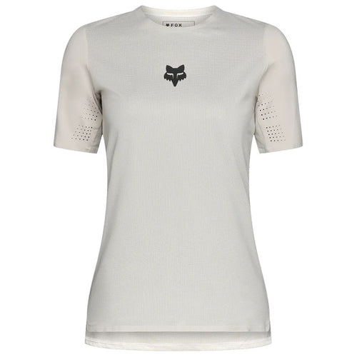 Maillot de Vélo Flexair Manches Courtes Femme Blanc de face