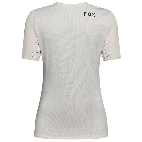 Maillot de Vélo Flexair Manches Courtes Femme Blanc de dos