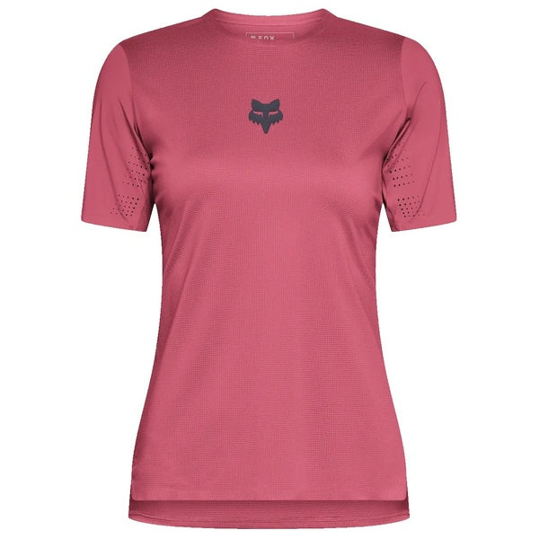 Maillot de Vélo Flexair Manches Courtes Femme Rose de face