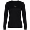 Maillot de Vélo Flexair Manches Longues Femme Noir de face