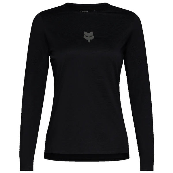 Maillot de Vélo Flexair Manches Longues Femme Noir de face