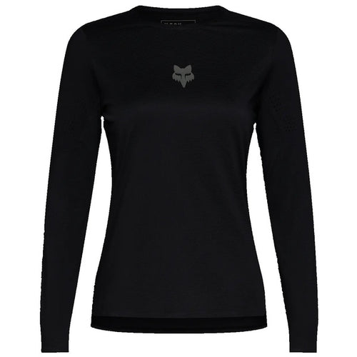 Maillot de Vélo Flexair Manches Longues Femme Noir de face