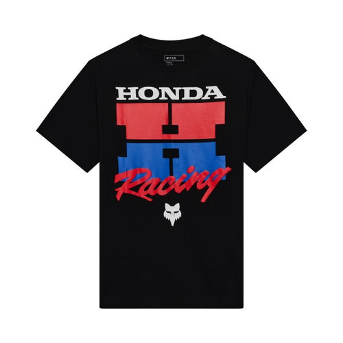 T-shirt Honda Midweight/Fox/noir, de face
