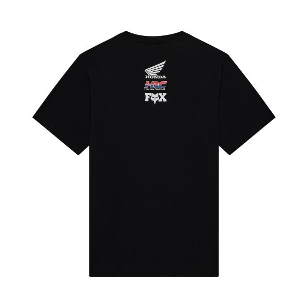 T-shirt Honda Midweight/Fox/noir, de dos