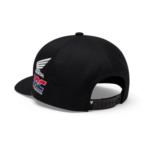 Casquette Honda Snapback/Fox/Noir, de dos