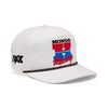 Casquette Honda Snapback/Fox/blanc mat, de face