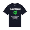 T-shirt Kawi Midweight/Fox/bleu foncé, de face