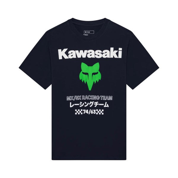 T-shirt Kawi Midweight/Fox/bleu foncé, de face