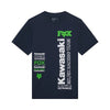 T-shirt Kawi 195 Original/Fox/bleu foncé de face