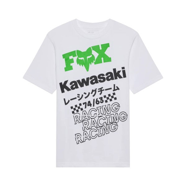 T-shirt Kawi Junior/Fox; blanc; de face
