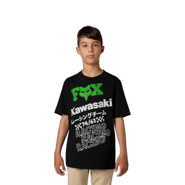 T-shirt Kawi Junior/Fox; noir; de face