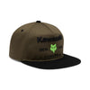 Casquette Kawi Snapback:Fox, olive, de face