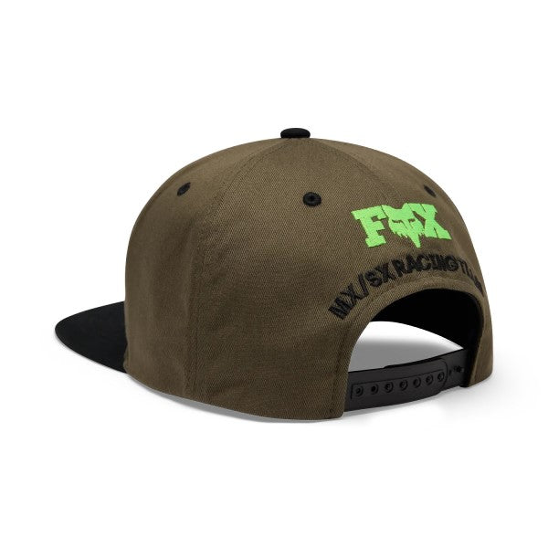 Casquette Kawi Snapback:Fox, olive, arrière