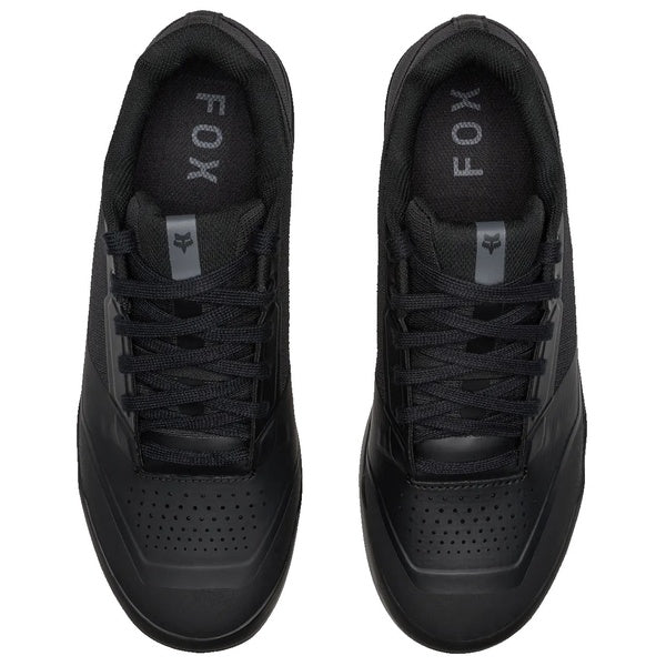 Chaussures de Vélo Union Flat Noir Mat en paire de dessus