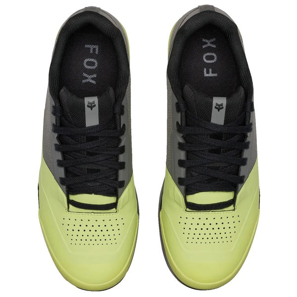 Chaussures de Vélo Union Flat Lime en paire de dessus