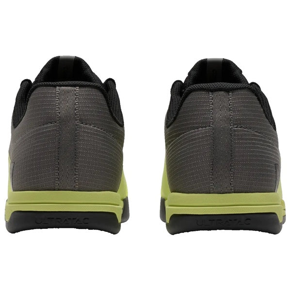 Chaussures de Vélo Union Flat Lime en paire de dos