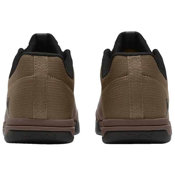 Chaussures de Vélo Union Brun en paire de dos