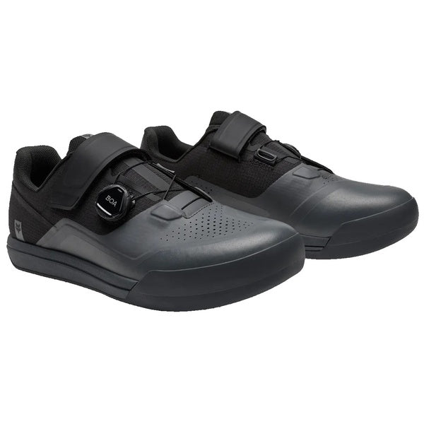 Chaussures de Vélo Union BOA Gris Foncé en paire de face