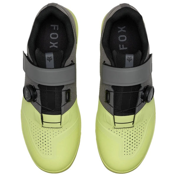 Chaussures de Vélo Union BOA Lime en paire de dessus
