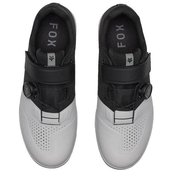 Chaussures de Vélo Union BOA Blanc/Noir en paire de dessus