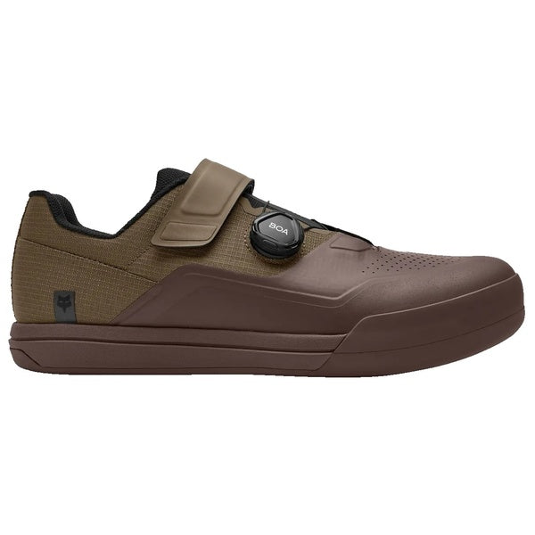 Chaussures de Vélo Union BOA Brun paire de droite