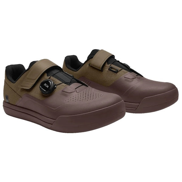 Chaussures de Vélo Union BOA Brun en paire de face