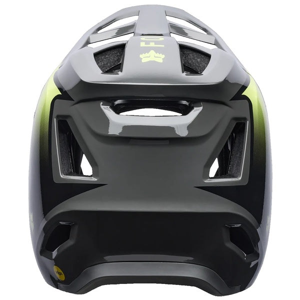 Casque Intégral de Vélo Rampage Vault Gris/Vert de dos