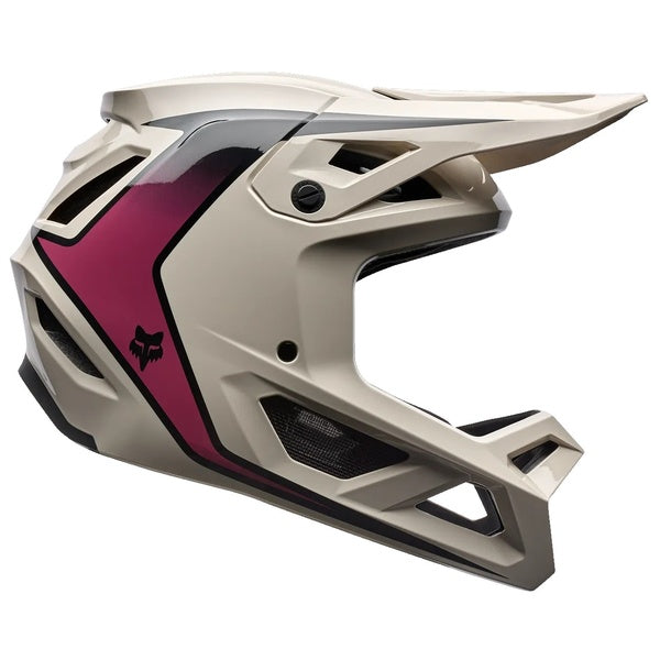 Casque Intégral de Vélo Rampage Vault Junior Blanc/Rose de gauche