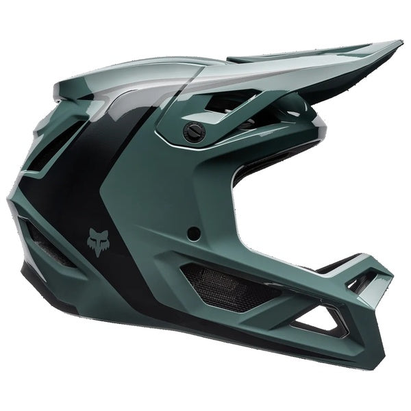 Casque Intégral de Vélo Rampage Vault Junior Vert/Noir de gauche