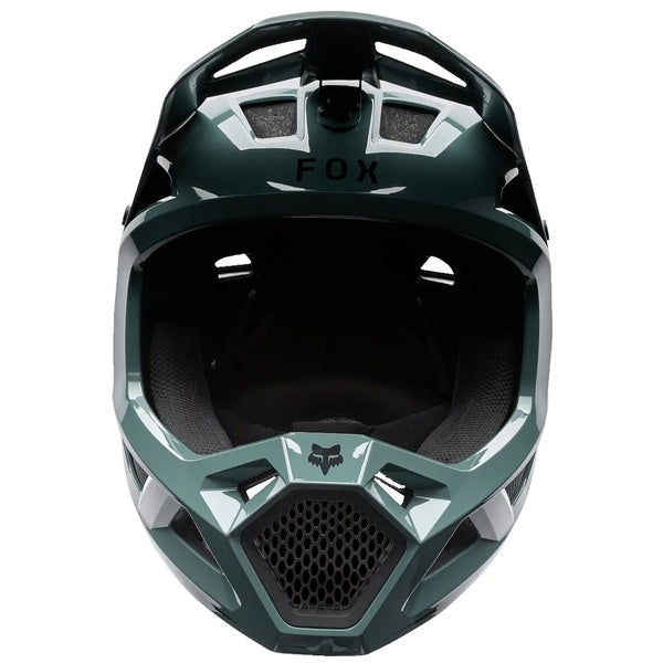 Casque Intégral de Vélo Rampage Vault Vert/Noir de face