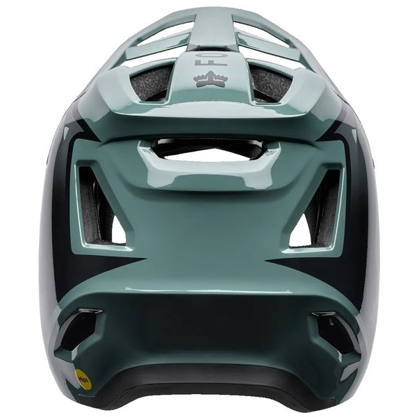 Casque Intégral de Vélo Rampage Vault Junior Vert/Noir de dos