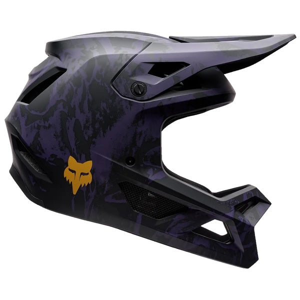 Casque Intégral de Vélo Rampage Image Print Junior Mauve/Jaune de gauche