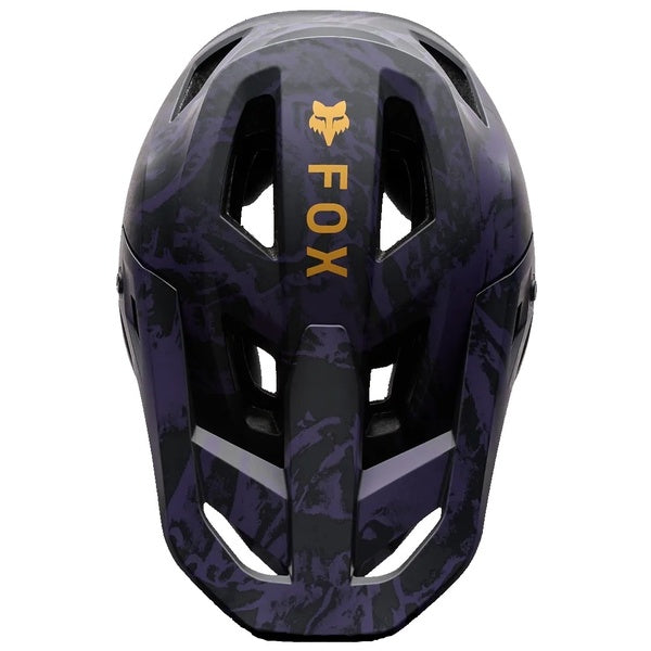 Casque Intégral de Vélo Rampage Image Print Junior Mauve/Jaune de dessus