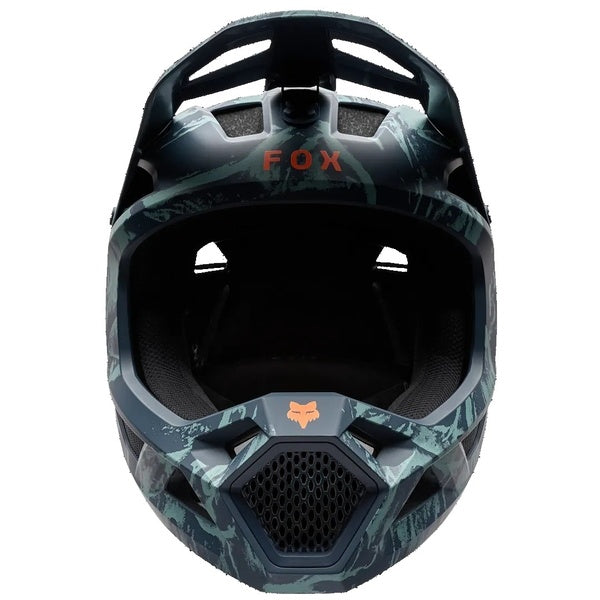 Casque Intégral de Vélo Rampage Image Print Bleu Clair de face